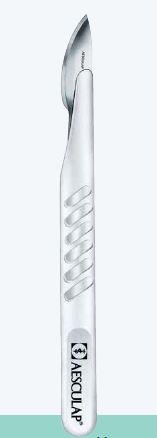 ОДНОРАЗОВИЙ СКАЛЬПЕЛЬ З КАРБОНОВИМ ЛЕЗОМ №24